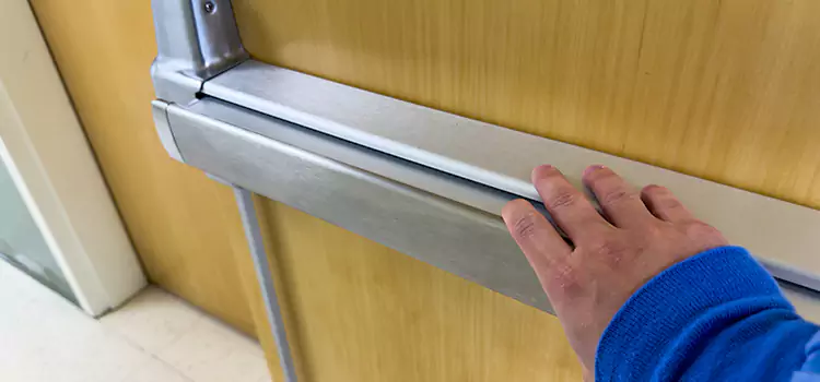 Installing a Push Bar on a Door St. Andrews